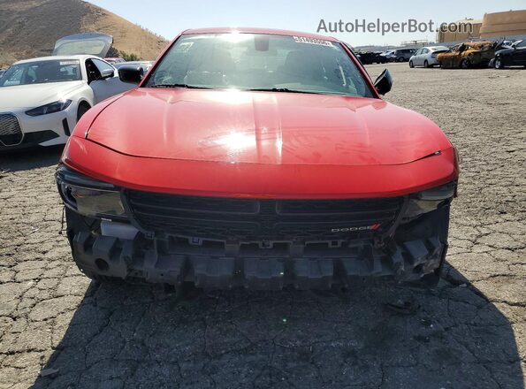 2C3CDXBG2PH593133 2023 DODGE CHARGER Red Вид спереду