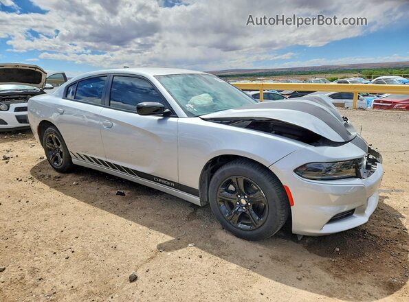 2C3CDXBG2PH700259 2023 DODGE CHARGER Серебряный Передняя правая четверть