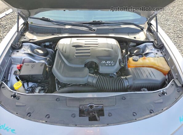 2C3CDXBG3GH109972 2016 DODGE CHARGER Silver Widok wnętrza z tyłu