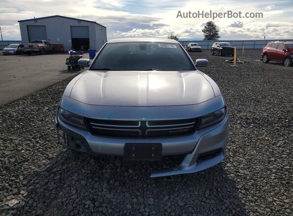 2C3CDXBG3GH109972 2016 DODGE CHARGER Silver Widok z przodu