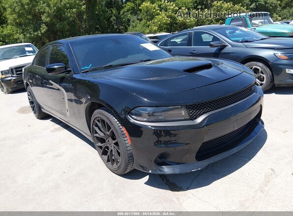 2C3CDXBG3NH114098 2022 DODGE CHARGER Black Передня права чверть
