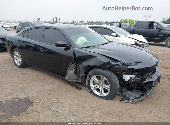 2C3CDXBG3NH208353 2022 DODGE CHARGER Черный Передняя правая четверть