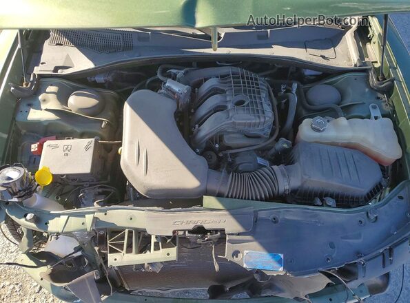 2C3CDXBG3PH674528 2023 DODGE CHARGER Green Vista interior trasera