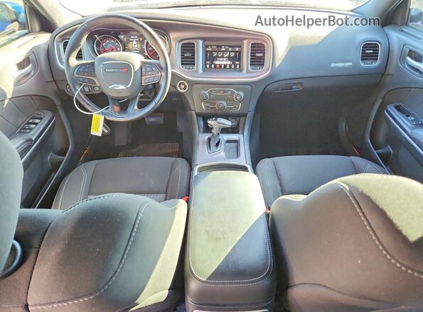 2C3CDXBG4LH153859 2020 DODGE CHARGER Синий Вид панели приборов