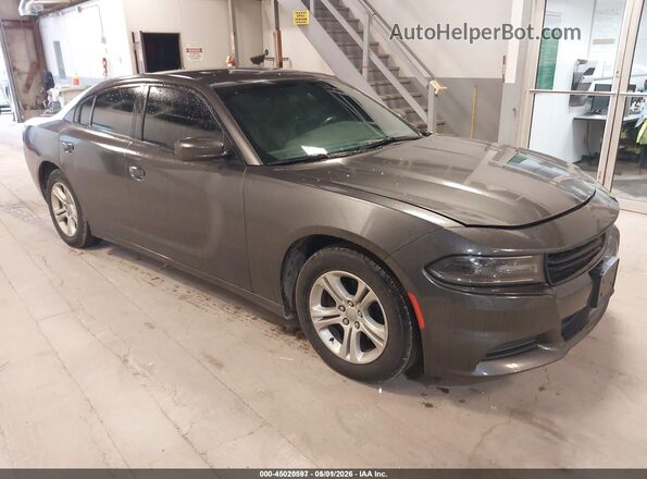 2C3CDXBG4LH190152 2020 DODGE CHARGER Серый Передняя правая четверть