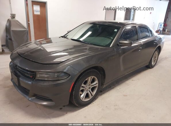 2C3CDXBG4LH190152 2020 DODGE CHARGER Серый Передняя левая четверть