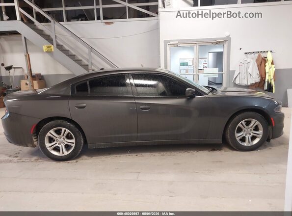 2C3CDXBG4LH190152 2020 DODGE CHARGER Серый Вид задней части салона