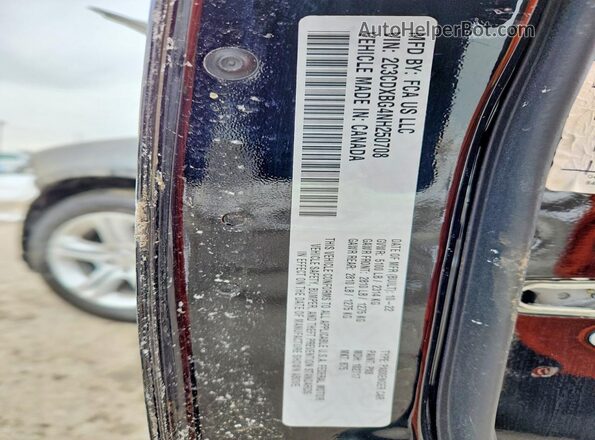 2C3CDXBG4NH250708 2022 DODGE CHARGER Черный Вид наклейки с VIN-кодом