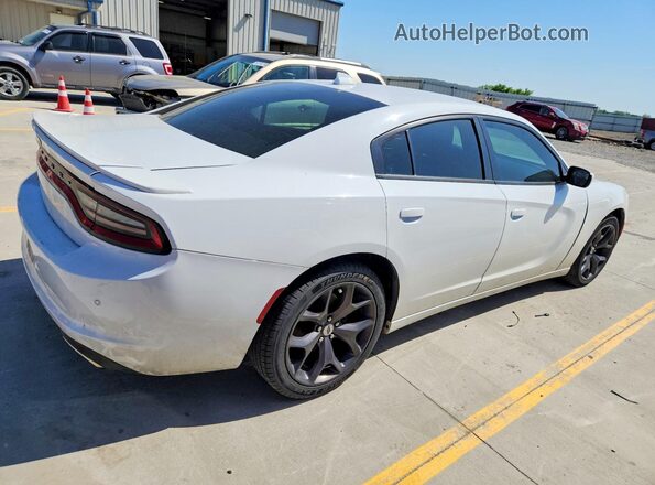 2C3CDXBG5KH604246 2019 DODGE CHARGER White Задня права чверть