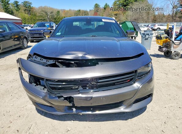 2C3CDXBG5KH658260 2019 DODGE CHARGER Gray Widok z przodu
