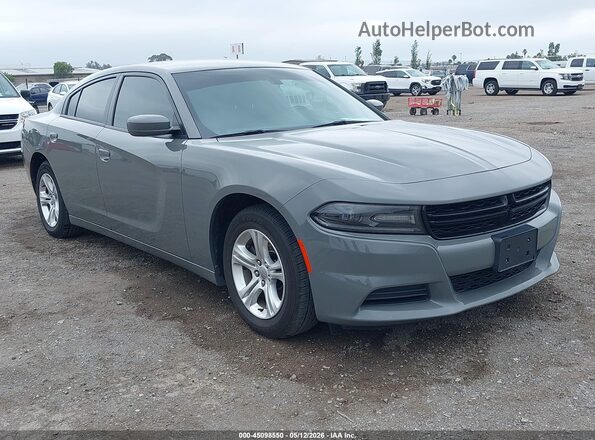 2C3CDXBG5KH680694 2019 DODGE CHARGER Серый Передняя правая четверть