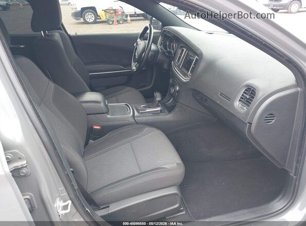 2C3CDXBG5KH680694 2019 DODGE CHARGER Серый Вид салона спереди