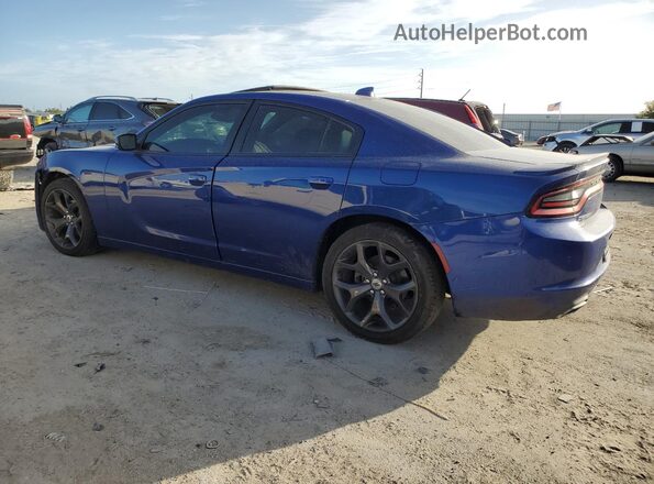 2C3CDXBG5KH754146 2019 DODGE CHARGER Blue უკანა მარცხენა