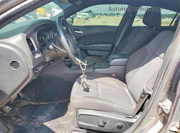 2C3CDXBG5LH101348 2020 DODGE CHARGER Gray წინა სალონის ხედი