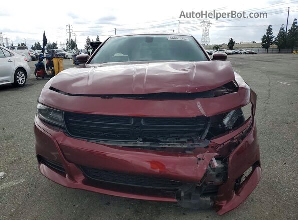 2C3CDXBG5MH515022 2021 DODGE CHARGER Бордовый Вид спереди