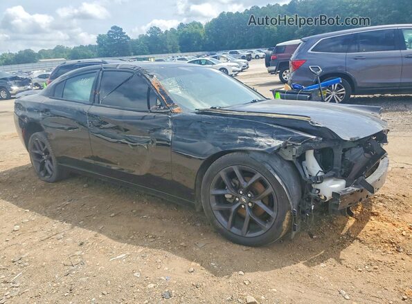 2C3CDXBG5MH603875 2021 DODGE CHARGER Черный Передняя правая четверть