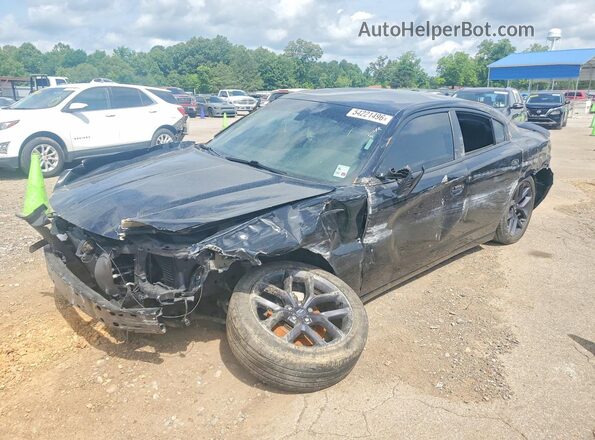 2C3CDXBG5MH603875 2021 DODGE CHARGER Черный Передняя левая четверть