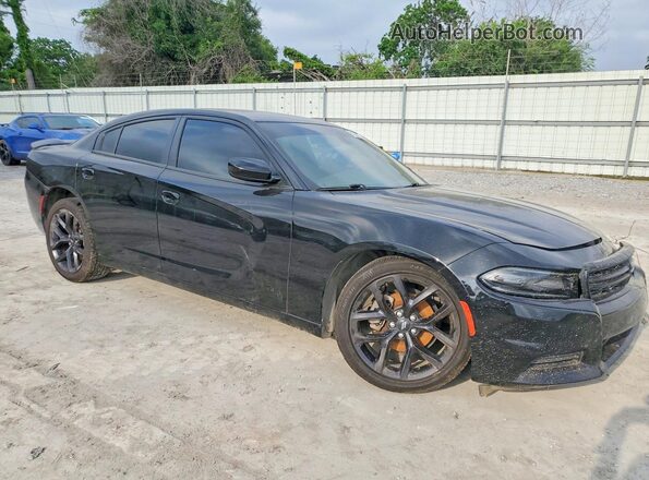 2C3CDXBG5MH677975 2021 DODGE CHARGER Черный Передняя правая четверть