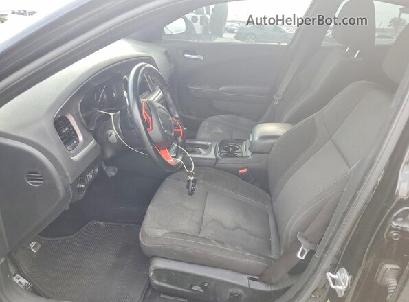 2C3CDXBG5MH677975 2021 DODGE CHARGER Черный Вид салона спереди