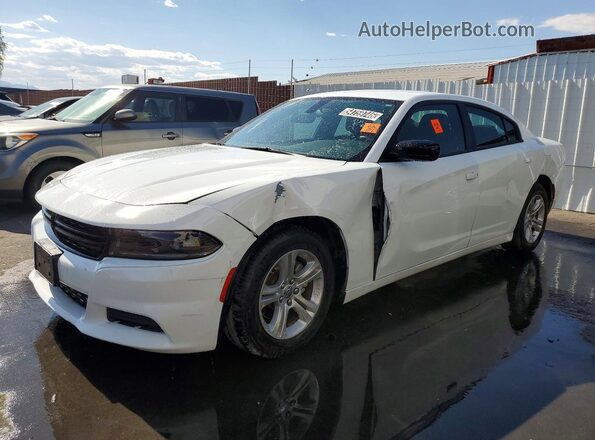 2C3CDXBG5PH704273 2023 DODGE CHARGER Белый Передняя левая четверть