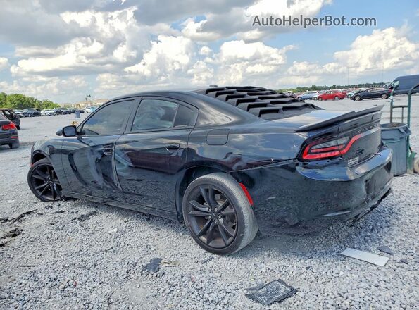 2C3CDXBG6JH157764 2018 DODGE CHARGER Black Tył lewy
