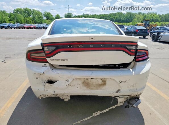2C3CDXBG6NH161139 2022 DODGE CHARGER White Widok z tyłu