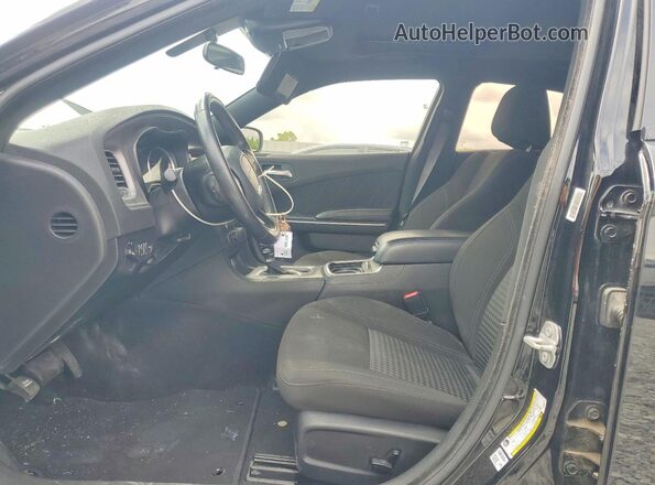 2C3CDXBG6PH699147 2023 DODGE CHARGER Черный Вид салона спереди