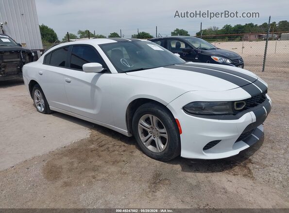 2C3CDXBG7GH123017 2016 DODGE CHARGER Белый Передняя правая четверть