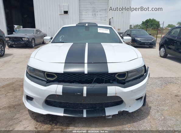 2C3CDXBG7GH123017 2016 DODGE CHARGER Белый Вид щитка приборов