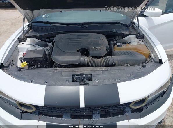 2C3CDXBG7GH123017 2016 DODGE CHARGER Белый Вид сзади