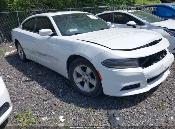 2C3CDXBG7KH717468 2019 DODGE CHARGER White Delantero derecho