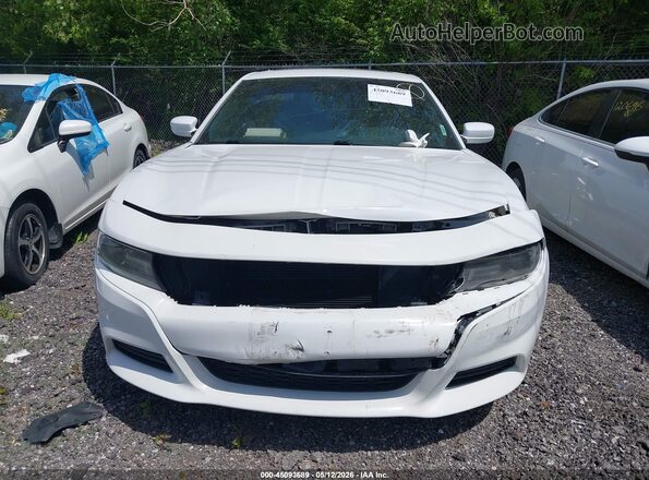2C3CDXBG7KH717468 2019 DODGE CHARGER White Vista del cuadro de instrumentos