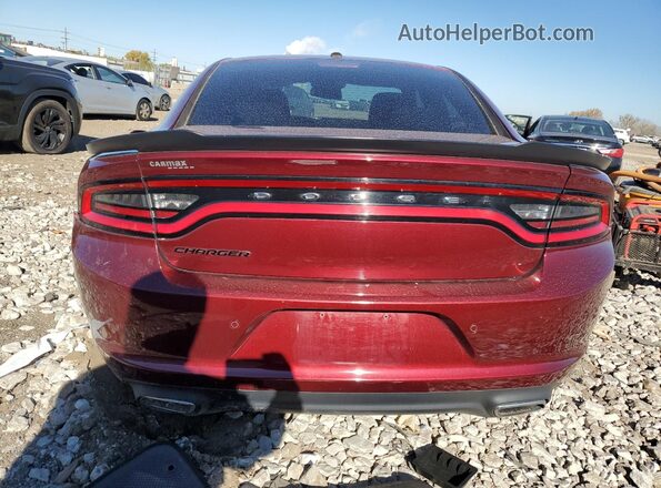 2C3CDXBG8HH620644 2017 DODGE CHARGER Maroon Widok z tyłu