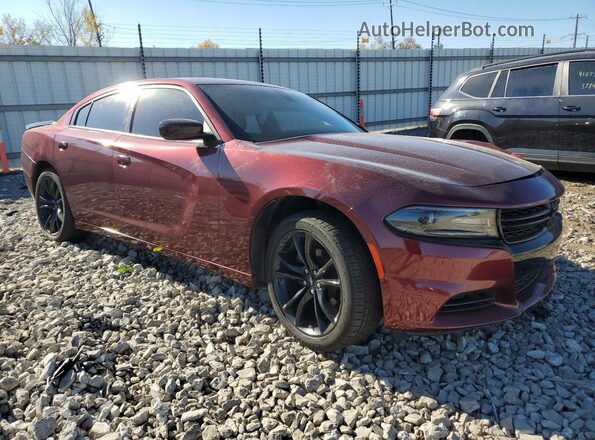 2C3CDXBG8HH620644 2017 DODGE CHARGER Maroon Przód prawy