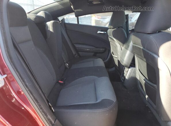 2C3CDXBG8HH620644 2017 DODGE CHARGER Maroon Widok tylnych siedzeń