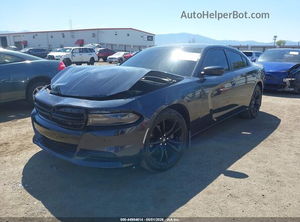 2C3CDXBG8HH643857 2017 DODGE CHARGER Серый Передняя левая четверть