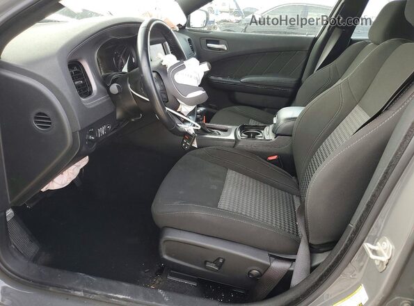 2C3CDXBG8PH598921 2023 DODGE CHARGER Charcoal Widok wnętrza z przodu
