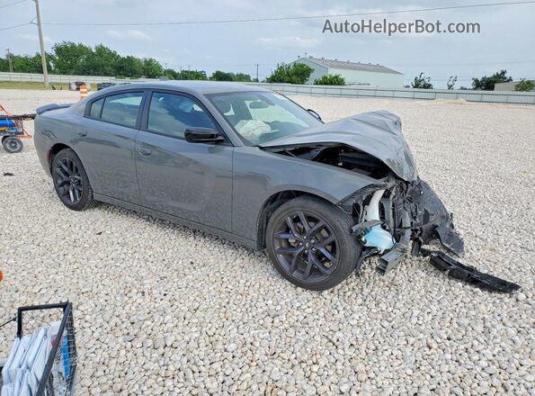 2C3CDXBG8PH598921 2023 DODGE CHARGER Charcoal Przód prawy