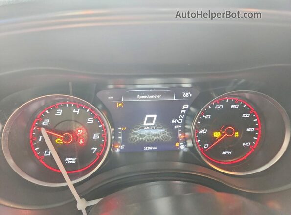 2C3CDXBG8PH647535 2023 DODGE CHARGER Gray Вид щитка приладів