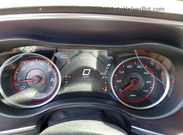 2C3CDXBG9GH103738 2016 DODGE CHARGER Черный Вид щитка приборов