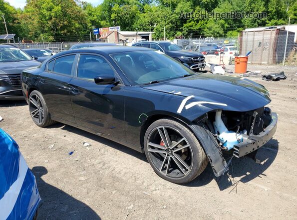 2C3CDXBG9GH103738 2016 DODGE CHARGER Черный Передняя правая четверть