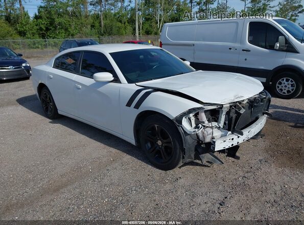 2C3CDXBG9KH510077 2019 DODGE CHARGER White Przód prawy