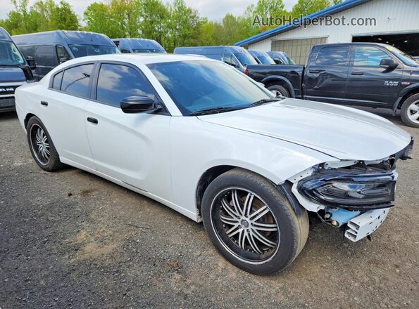 2C3CDXBG9LH140007 2020 DODGE CHARGER Белый Передняя правая четверть