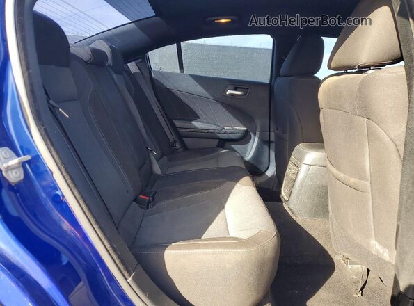 2C3CDXBG9LH150553 2020 DODGE CHARGER Синий Вид задних сидений