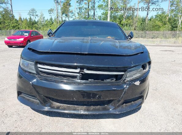 2C3CDXBGXGH160434 2016 DODGE CHARGER Черный Вид спереди