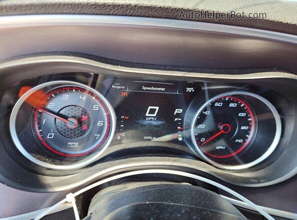 2C3CDXBGXNH145008 2022 DODGE CHARGER Red ხელსაწყოთა პანელის ხედი