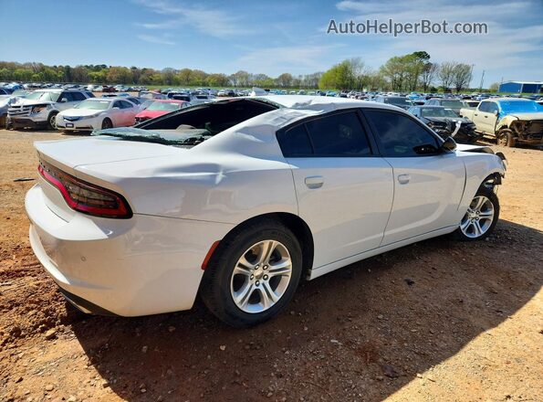 2C3CDXBGXPH529485 2023 DODGE CHARGER Белый Задняя правая четверть