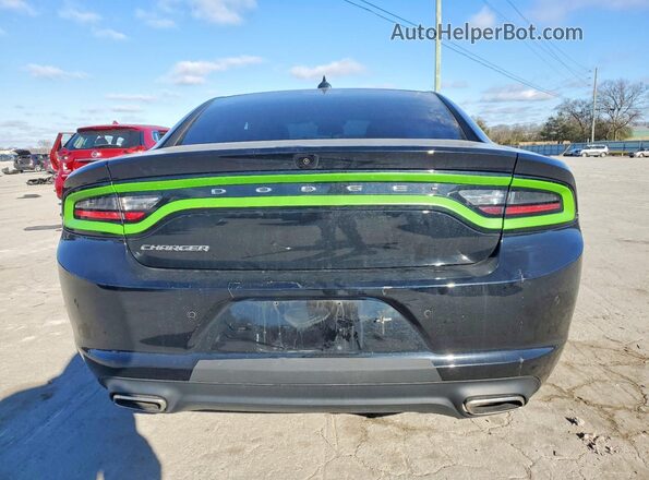 2C3CDXBGXPH568383 2023 DODGE CHARGER Черный Вид сзади