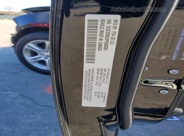2C3CDXBGXPH568383 2023 DODGE CHARGER Черный Вид наклейки с VIN-кодом