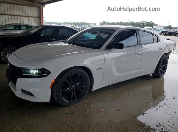 2C3CDXCT0HH620245 2017 DODGE CHARGER White Передня ліва чверть